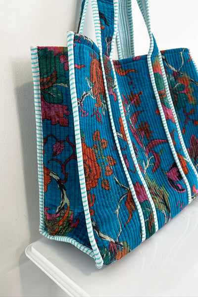 Velvet Tote ~ Teal