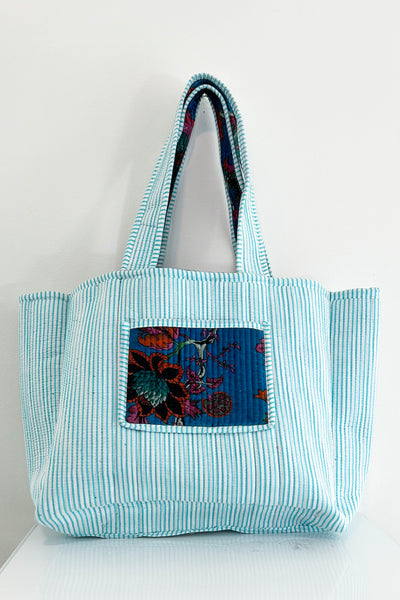 Velvet Tote ~ Teal