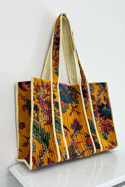 Velvet Tote ~ Marigold