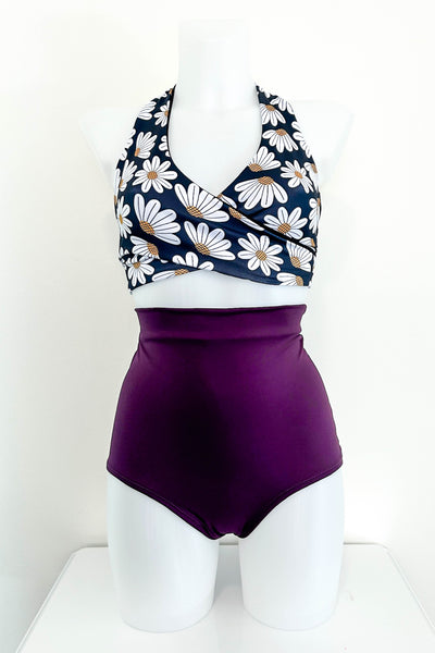 Gina Top in Daisy & Black
