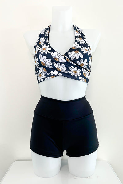 Gina Top in Daisy & Black