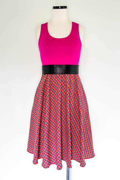 Fuchsia La La Dress w/ Pockets MEDIUM