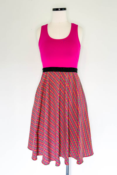 Fuchsia La La Dress w/ Pockets MEDIUM