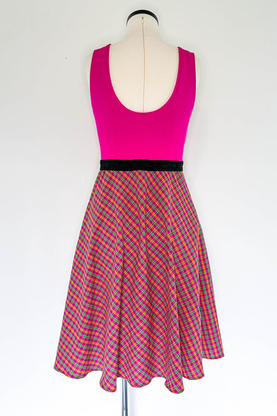 Fuchsia La La Dress w/ Pockets MEDIUM