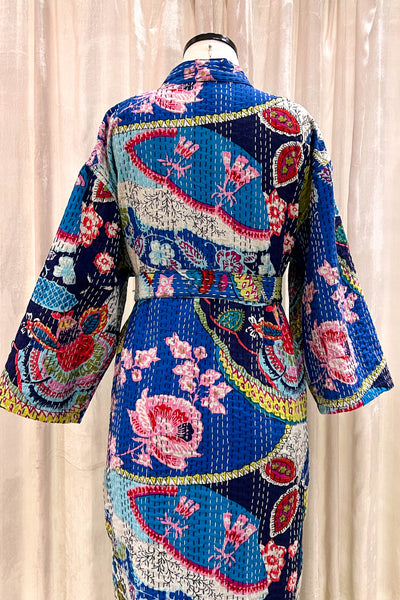 Kantha Robe ~ Cherry Blossom