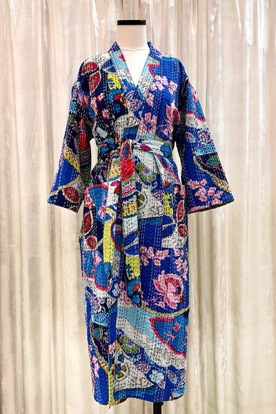 Kantha Robe ~ Cherry Blossom