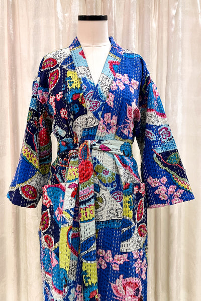 Kantha Robe ~ Cherry Blossom