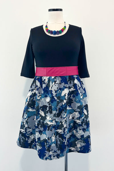 Inkstorm Dress w/ Pockets LARGE