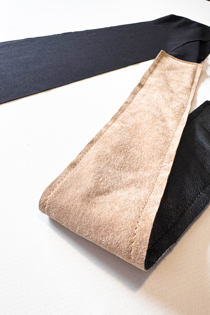 Sand Suede Wrap Belt