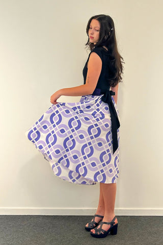 Purple City Dress w/ Pockets SMALL