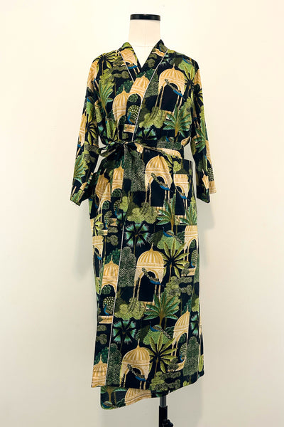 Cotton Robe ~ Peacock