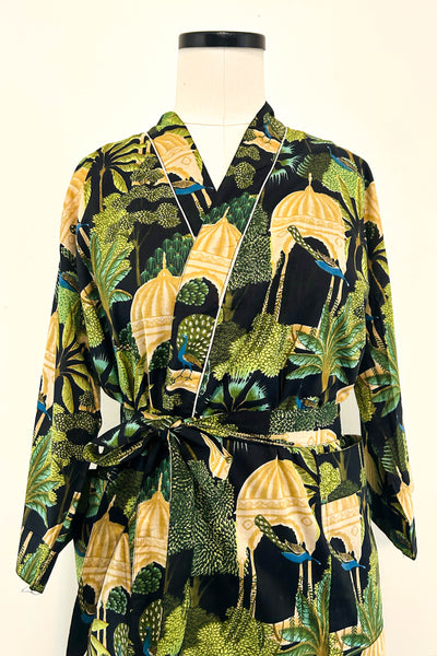 Cotton Robe ~ Peacock