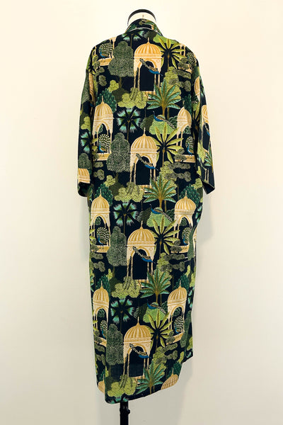 Cotton Robe ~ Peacock