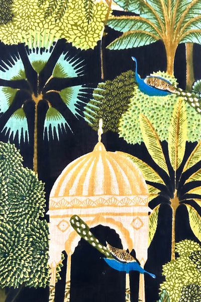 Cotton Robe ~ Peacock