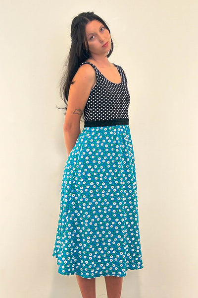 Petal Tank Dress with Pockets - Small