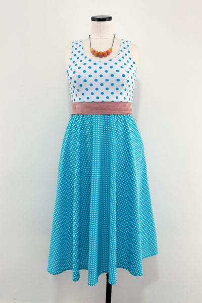 Dotty Dress w/ Pockets LARGE