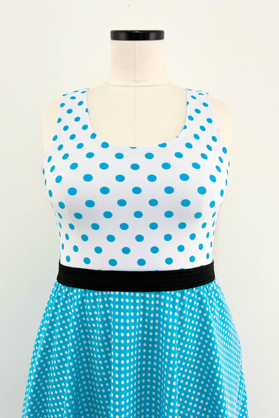 Dotty Dress w/ Pockets LARGE