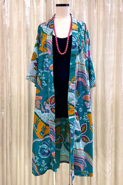 Cotton Robe ~ Aqua Viva