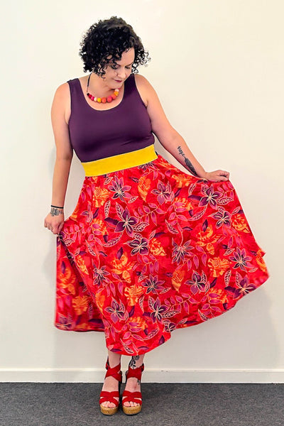 Coral Ember Dress w/ Pockets MEDIUM