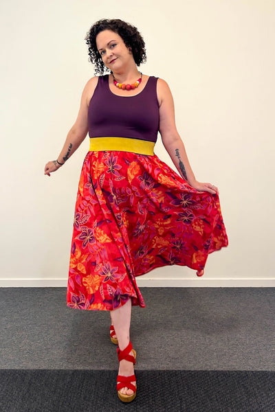 Coral Ember Dress w/ Pockets MEDIUM