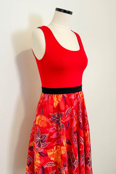 Coral Ember Dress w/ Pockets SMALL
