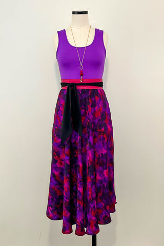 Purple Rain Dress w/ Pockets MEDIUM