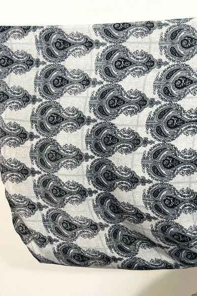 Long Upcycled Kimono Robe ~ Obsidian