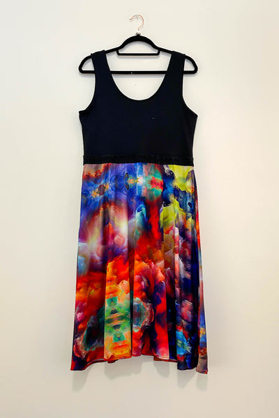 Electric Storm Dress w/ Pockets LARGE