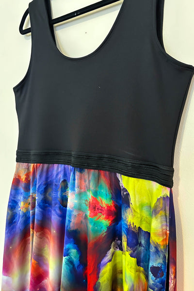 Electric Storm Dress w/ Pockets LARGE