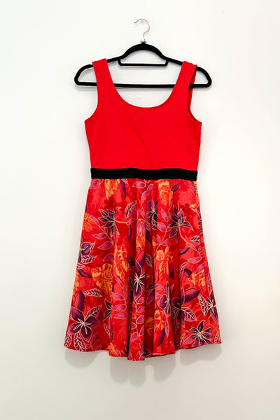 Coral Ember Dress w/ Pockets SMALL