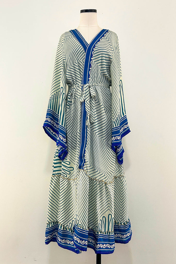 Angel Wing Upcycled Dress ~ Saltwater Breeze