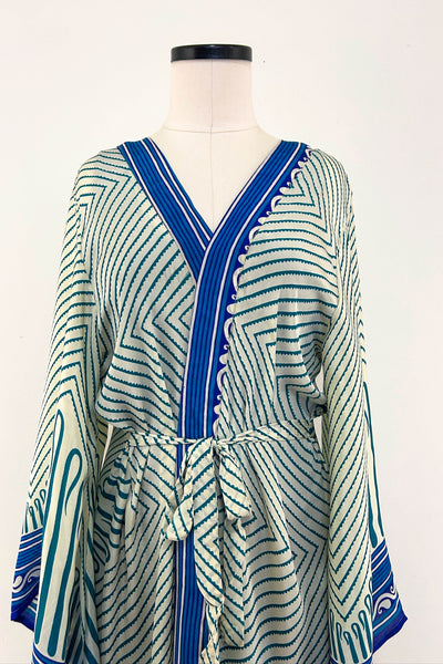 Angel Wing Upcycled Dress ~ Saltwater Breeze