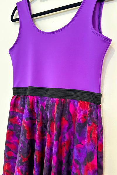 Purple Rain Dress w/ Pockets MEDIUM