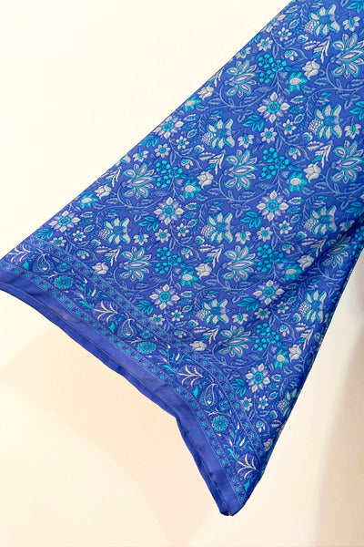 Angel Wing Upcycled Dress ~ Indigo Haze