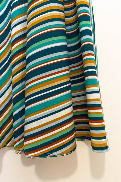 Sunset Stripe Dress w/ Pockets MEDIUM