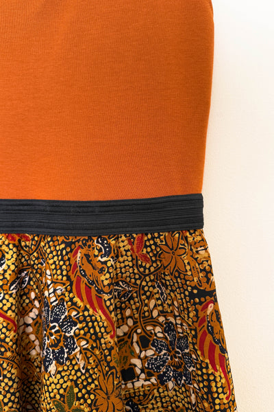 Spiced Cocoa Reversible Dress with Pockets - Large