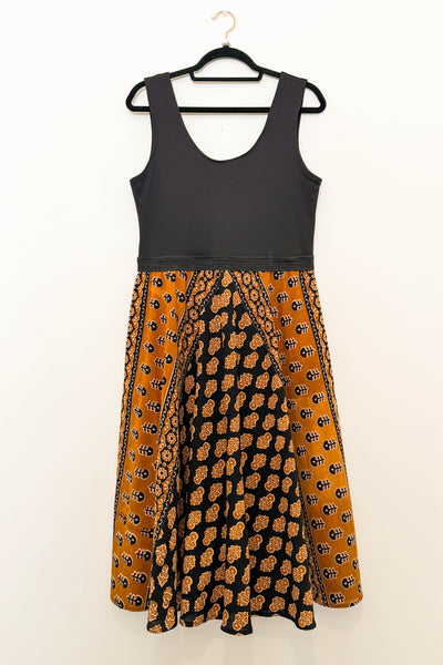 Saffron Nights Dress with Pockets - Large