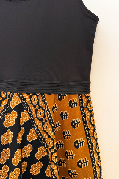 Saffron Nights Dress with Pockets - Large