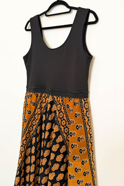 Saffron Nights Dress with Pockets - Large