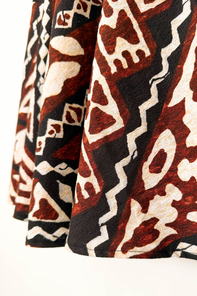 Batik Noir Reversible Dress with Pockets - Large