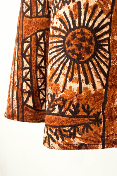 Terracotta Tales Reversible Dress with Pockets - Small