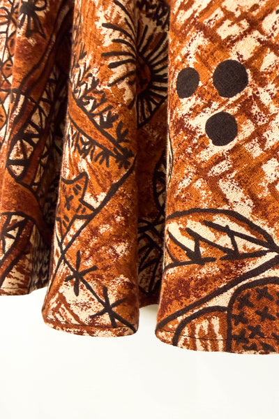 Terracotta Tales Reversible Dress with Pockets - Medium