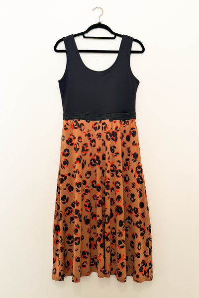 Cinnamon Rose Tank Dress with Pockets - Medium