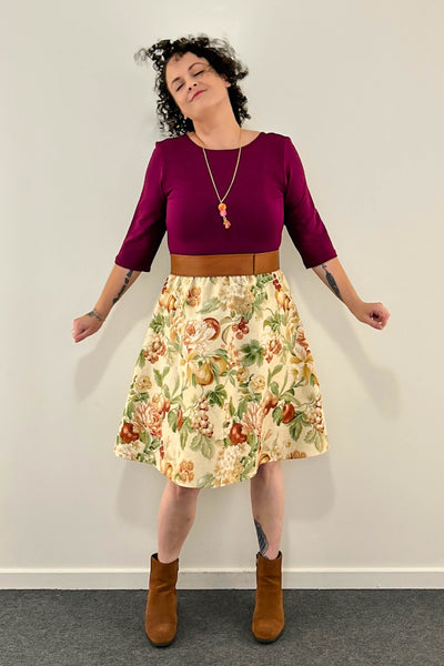 Wild Orchard Dress w/ Pockets MEDIUM