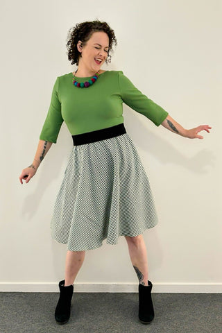 Juniper Check Dress w/ Pockets MEDIUM