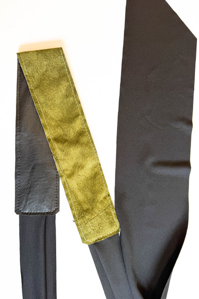 Olive Suede Wrap Belt