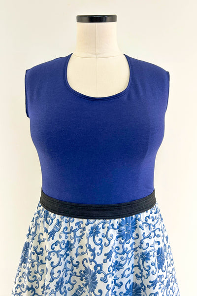 Porcelain Dress w/ Pockets XL