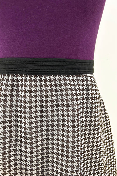Chestnut Check Dress w/ Pockets MEDIUM