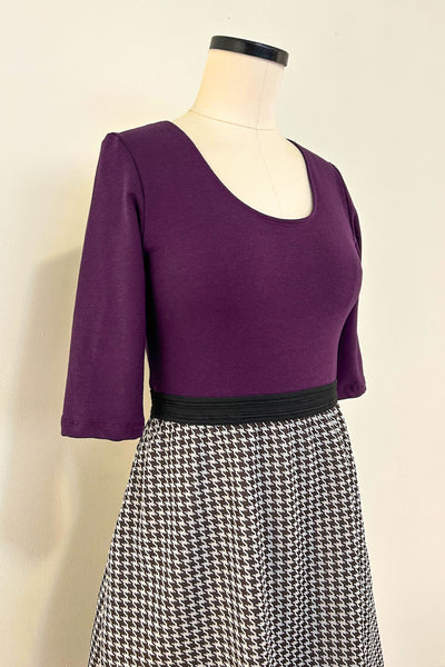 Chestnut Check Dress w/ Pockets MEDIUM