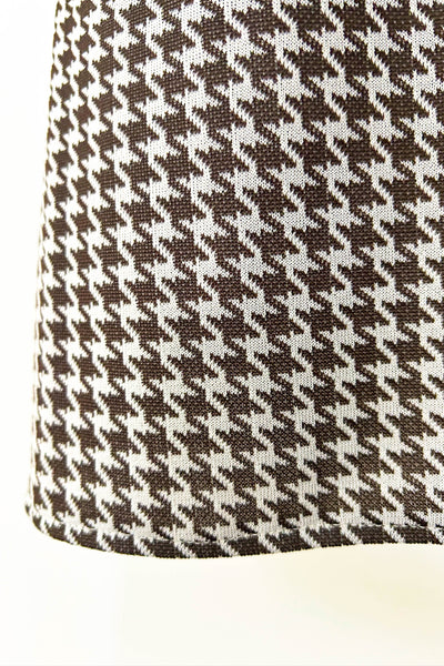 Chestnut Check Dress w/ Pockets LARGE